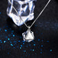 Geometric Pendant Necklace for Women, Faceted Prism Drop with Angular Cut Details, Minimalist Jewelry for Everyday Style