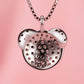 Panda Necklace and Earrings Set, Black and White Panda Jewelry Set, Stud Earrings and Pendant Necklace for Women