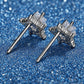 Star Stud Earrings for Women, Five Point Halo Geometric Statement Studs, Everyday Office Wedding Party Jewelry