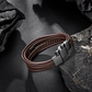 Mens Bracelet, Multi Strand Wrist Accessory, Handcrafted Knot Detail Design, Modern Style Bracelet for Men Daily Wear BHR00272