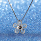 Flower Pendant Necklace for Women, Twisted Rope Petal Design, Textured Floral Jewelry for Everyday Outfits