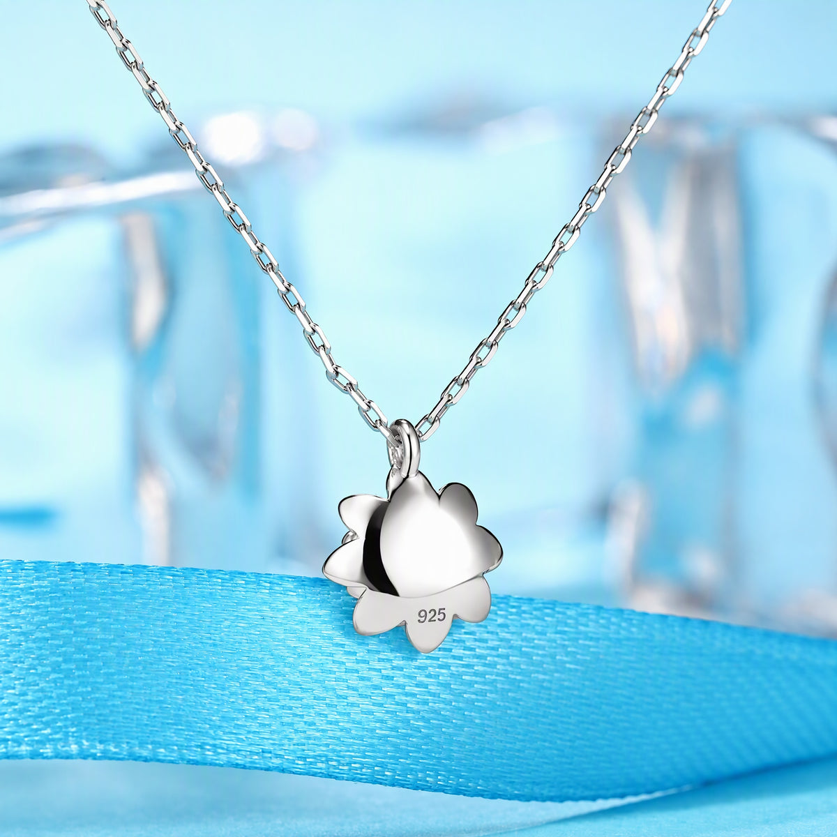 Flower Pendant Necklace for Women, Layered Petal Design with Textured Bloom Center, Botanical Jewelry for Everyday Style