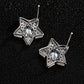 Star Stud Earrings for Women, Geometric Pavé Style Statement Studs, Celestial Everyday Office Party Jewelry