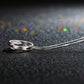 Freshwater Pearl Necklace, 925 Sterling Silver Round Pearl Pendant Jewelry with Silver Chain, Modern Pearl Necklace for Women
