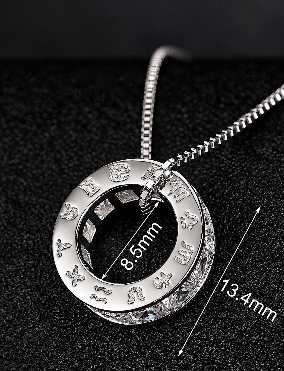 925 Sterling Silver Geometric Pendant Necklace, Minimalist Silver Chain Jewelry with Modern Bar Design for Women