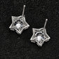 Star Stud Earrings for Women, Five Point Geometric Frame Statement Studs, Office Wedding Party Jewelry Style