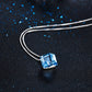 Geometric Pendant Necklace for Women, Faceted Prism Drop with Angular Cut Details, Minimalist Jewelry for Daily Styling