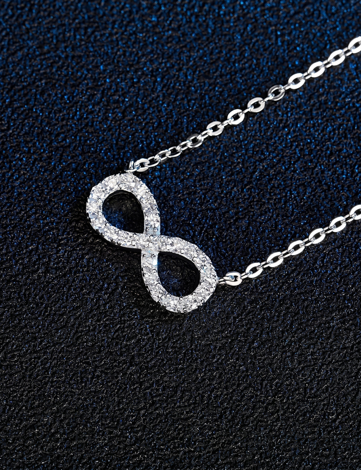 Oval Pendant Necklace for Women, Openwork Oval Frame with Pave Stone Accents and Round Stone Detail, Everyday Jewelry