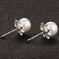 Freshwater Pearl Flower Stud Earrings for Women, Floral Statement Studs, Everyday Office Wedding Party Jewelry