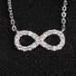 Oval Pendant Necklace for Women, Openwork Oval Frame with Pave Stone Accents and Round Stone Detail, Everyday Jewelry