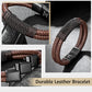 Leather And steel Bracelet B00559