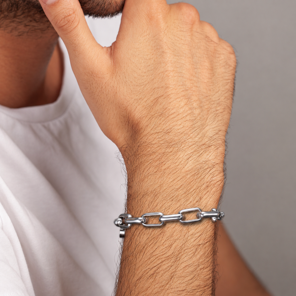 10mm ŝtala braceleto B00395