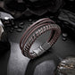 Leather and Steel Bracelet B00771