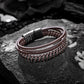 Leather and Steel Bracelet B00771