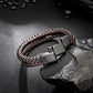 Leather and Steel Bracelet B00771