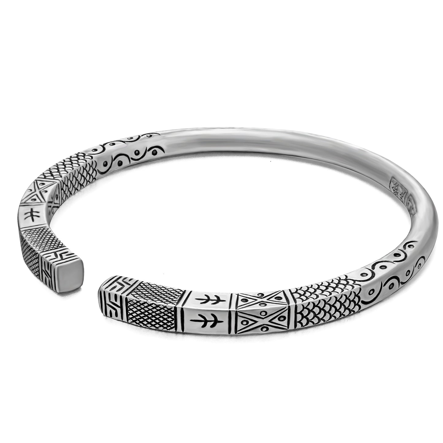 Fine Silver 999 Bracelet of Greek BS00001