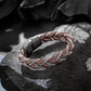Leather and Steel Bracelet B00610
