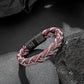Leather and Steel Bracelet B00616