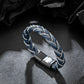 Leather and Steel Bracelet B00613