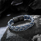 Leather and Steel Bracelet B00613