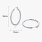 Geometric Textured Hoop Earrings for Women, Stainless Steel Round Earrings, Minimalist Modern Jewelry for Everyday Style