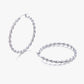Stainless Steel Twisted Hoop Earrings for Women, Spiral Geometric Round Earrings with Modern Minimalist Design, Large Circle Fashion Jewelry