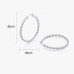 Stainless Steel Twisted Hoop Earrings for Women, Spiral Geometric Round Earrings with Modern Minimalist Design, Large Circle Fashion Jewelry