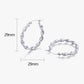 Twisted Hoop Earrings for Women, Geometric Round Earrings, Spiral Texture Jewelry Pair for Daily and Occasion Wear