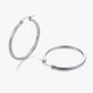Hoop Earrings for Women, Round Geometric Hoop Earrings, Minimalist Classic Hoops, Modern Jewelry Pair