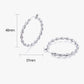 Twisted Hoop Earrings for Women, Geometric Round Statement Earrings, Textured Everyday Office Party Jewelry