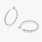 Twisted Hoop Earrings for Women, Geometric Round Statement Earrings, Textured Everyday Office Party Jewelry