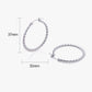 Twisted Hoop Earrings for Women, Geometric Round Statement Earrings, Textured Everyday Office Party Jewelry