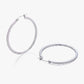Textured Hoop Earrings for Women, Geometric Round Statement Earrings, Modern Everyday Office Party Jewelry