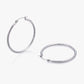 Smooth Hoop Earrings for Women, Geometric Round Statement Earrings, Modern Everyday Office Party Jewelry