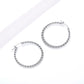 Twisted Hoop Earrings for Women, Geometric Round Statement Earrings, Textured Everyday Office Party Jewelry