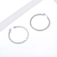 Textured Hoop Earrings for Women, Geometric Round Statement Earrings, Modern Everyday Office Party Jewelry