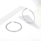 Textured Hoop Earrings for Women, Geometric Round Statement Earrings, Modern Everyday Office Party Jewelry