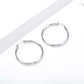 Smooth Hoop Earrings for Women, Geometric Round Statement Earrings, Modern Everyday Office Party Jewelry