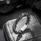 Leather and Steel Bracelet B00622