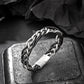 Leather and Steel Bracelet B00631