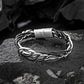 Leather and Steel Bracelet B00631
