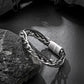 Leather and Steel Bracelet B00631