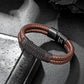 Leather And steel Bracelet B00559