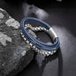 Leather and Steel Bracelet B00747