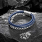 Leather and Steel Bracelet B00747