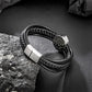 Compass leather bracelet for men B00700