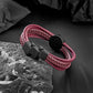 Compass leather bracelet for men B00718