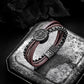 Compass leather bracelet for men B00736
