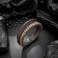 Leather and Steel Bracelet B00774