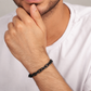 Mens Chain Bracelet, Mens Stainless Steel and Gold Bracelets, Square Link Bracelet, Adjustable Box Clasp 8mm B00399